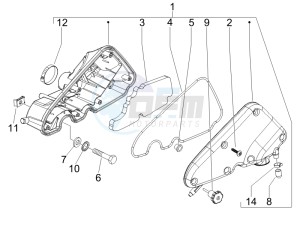 LX 50 4T USA drawing Air filter