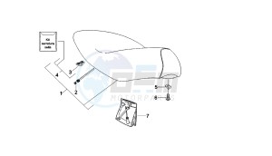 SONAR - 50 CC VTHLR1A1A 2T drawing SEAT