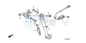 CB600FA3A France - (F / ABS CMF ST 25K) drawing STAND