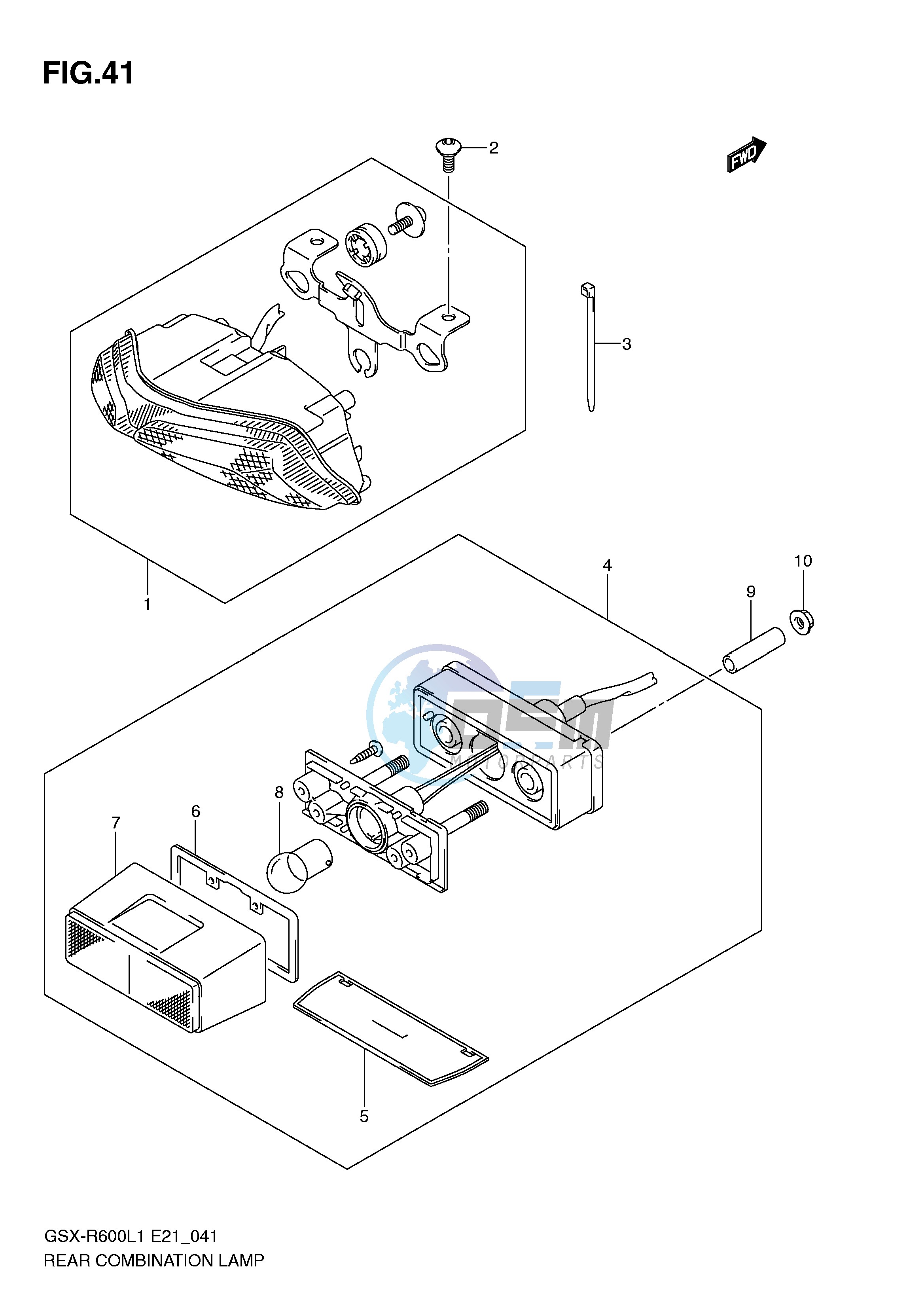 REAR COMBINATION LAMP