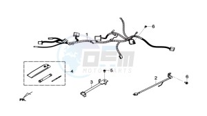 GTS 300i ABS drawing WIRING HARNASS