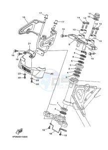 YB125 (2CSD) drawing STEERING