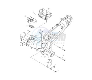 XJ6-S DIVERSION ABS 600 drawing FRAME