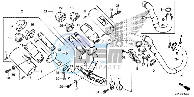 EXHAUST MUFFLER