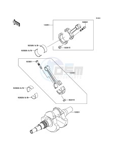 KFX700 KSV700A8F EU drawing Crankshaft