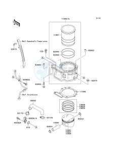 KL 650 A [KLR650] (A10-A14) [KLR650] drawing CYLINDER_PISTON-- S- -