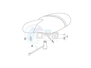 Typhoon 50 drawing Saddle seats - Tool roll