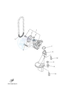 MTN850 MTN-850-A MT-09 ABS (BS29) drawing OIL PUMP