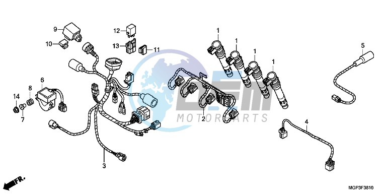 SUB HARNESS (CBR1000RR/S)