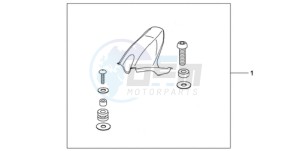 CBR1000RA9 Australia - (U / ABS MME) drawing CARBON FIBER HUGGER