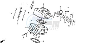 NH80MD drawing CYLINDER/CYLINDER HEAD