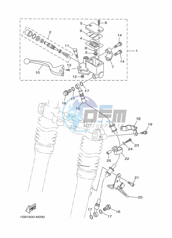 FRONT MASTER CYLINDER