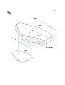 W650 EJ650-C7P GB XX (EU ME A(FRICA) drawing Seat