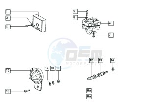 QUADRO_25-45kmh_Y-K1 50 Y-K1 drawing Electrical equipment