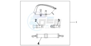 CBR1000RR9 Australia - (U / MME) drawing REAR SEAT BAG