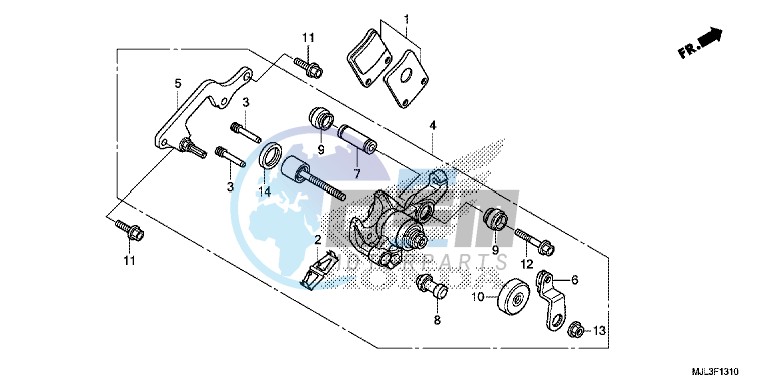 PARKING BRAKE CALIPER