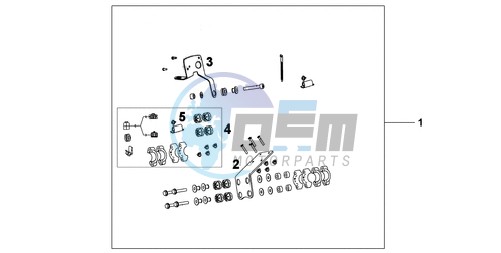 MC NAVI BRACKET CBF600