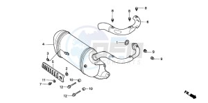 NH90 drawing EXHAUST MUFFLER