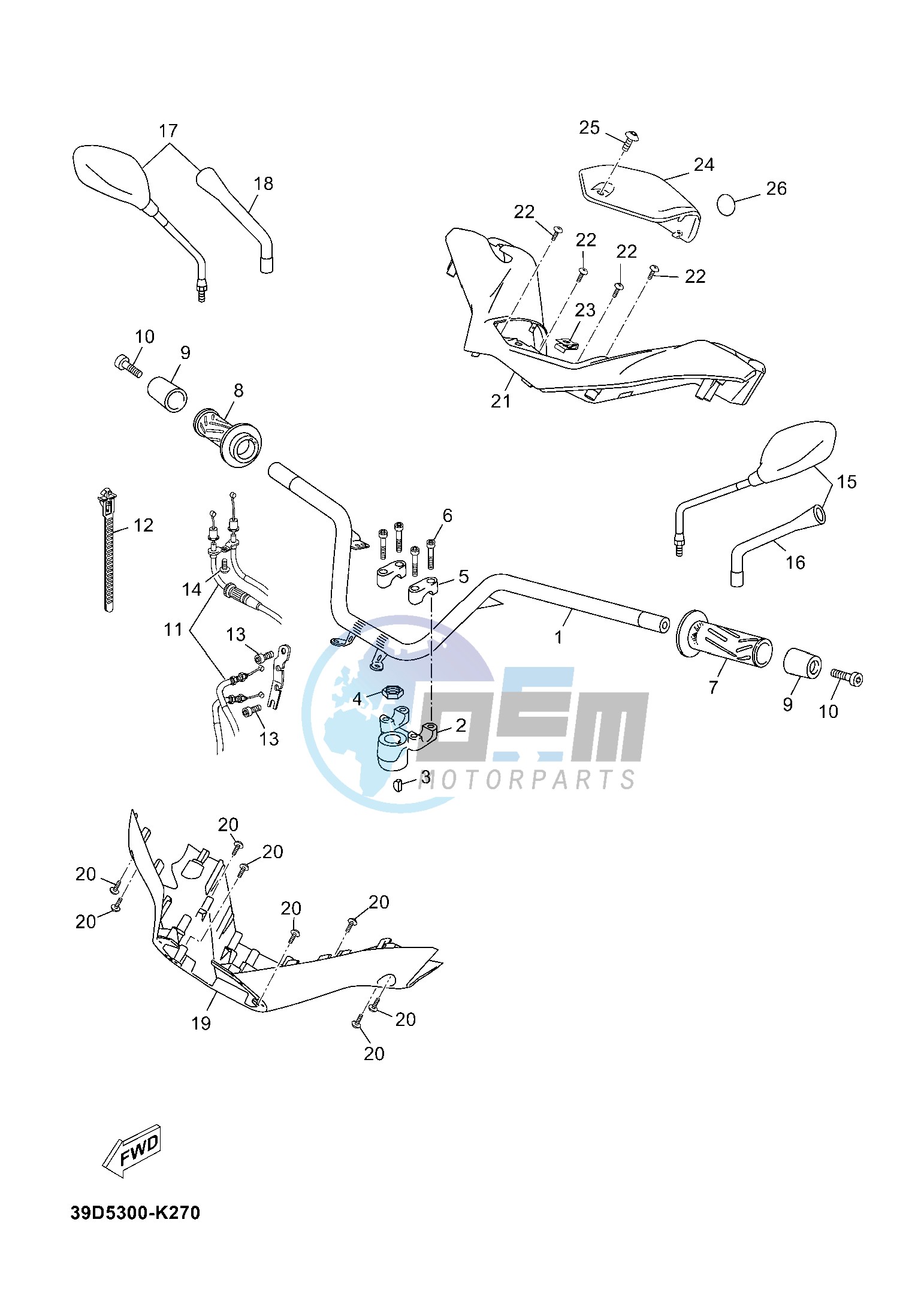 STEERING HANDLE & CABLE