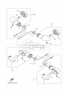 XTZ690 TENERE 700 (BHL9) drawing FLASHER LIGHT