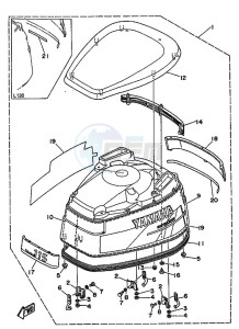 115C drawing FAIRING-UPPER