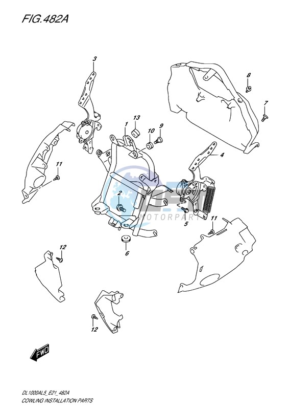 COWLING INSTALLATION PARTS