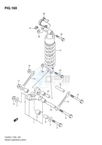 DL650 (E2) V-Strom drawing REAR CUSHION LEVER