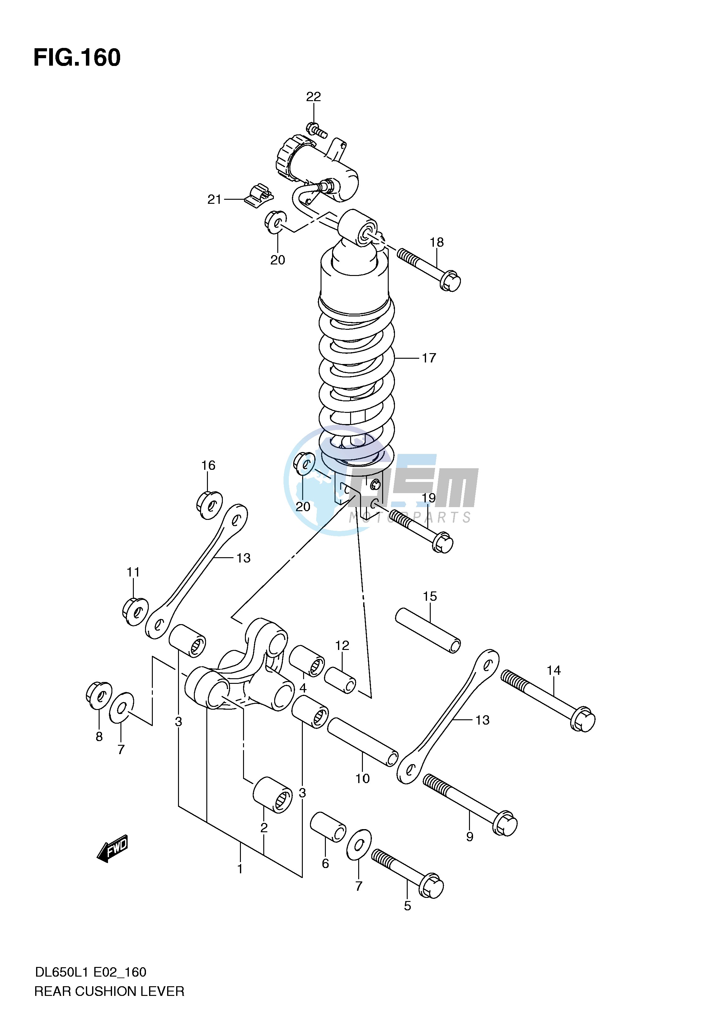 REAR CUSHION LEVER