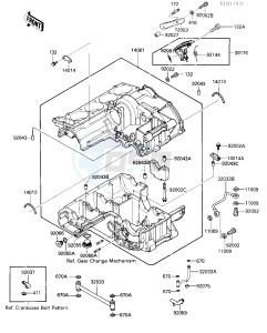 ZG 1000 A [CONCOURS] (A1-A3) [CONCOURS] drawing CRANKCASE