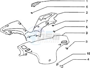 Zip 50 SP Euro 2 drawing Handlebar covers