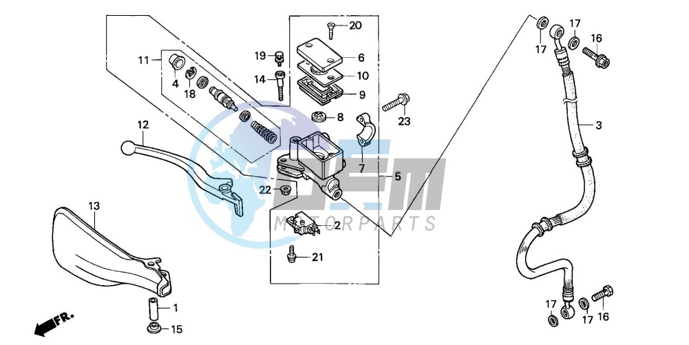 FR. BRAKE MASTER CYLINDER (2)