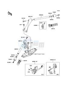 1400GTR ZG1400A9F FR GB XX (EU ME A(FRICA) drawing Handlebar