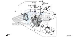 TRX420FA6G TRX420 Europe Direct - (ED) drawing THROTTLE BODY