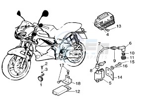 DNA 125-180 125 drawing Ignition Electrical Devices