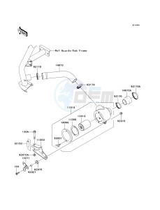 KAF 620 J [MULE 3010 TRANS4X4] (J6J-J8F) J8F drawing AIR CLEANER-BELT CONVERTER