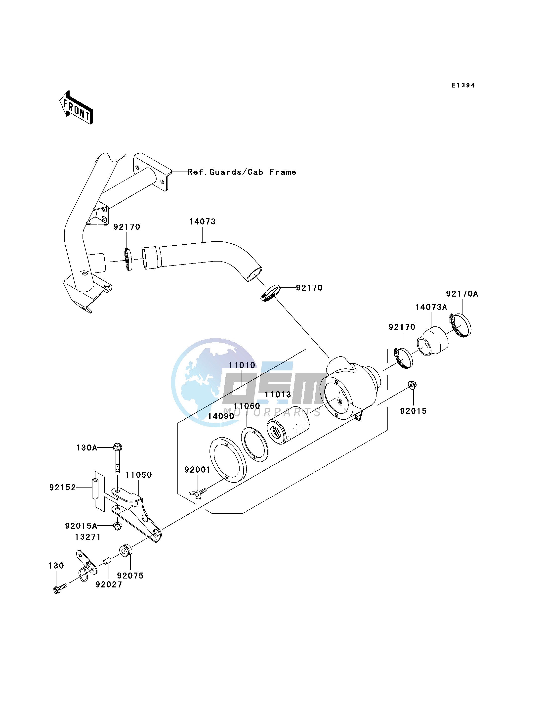 AIR CLEANER-BELT CONVERTER