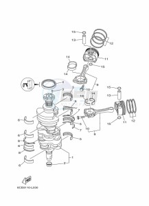 LF225XB-2018 drawing CRANKSHAFT--PISTON