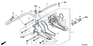 VFR800FH 2ED - (2ED) drawing REAR WHEEL