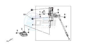 MAXSYM 400 I drawing PARK LEVER