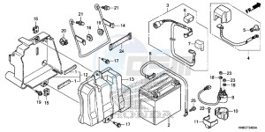 TRX680FAH Europe Direct - (ED) drawing BATTERY