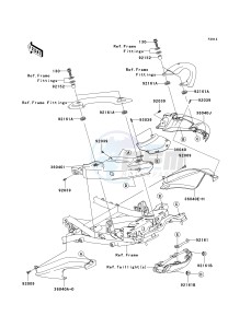 KLE 650 A [VERSYS] (9F-9F) A8F drawing SEAT COVER-- A7F_A8F- -