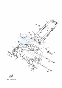 MT-10 SP MTN1000D (BGG1) drawing FRAME