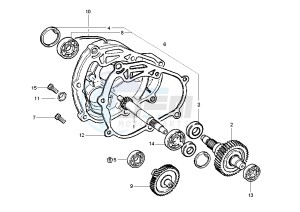 Liberty RST 200 drawing Gear group