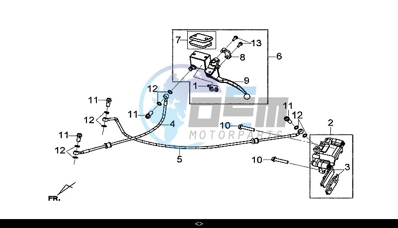 RR. BRAKE / GTS 300I ABS (LN30W9-EU) (L7-M0)