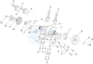 RSV4 1000 RR E4 ABS (EMEA) drawing Drive shaft