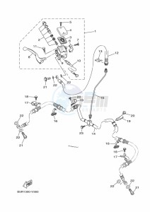 YFM450FWBD KODIAK 450 EPS (BHT2) drawing FRONT MASTER CYLINDER