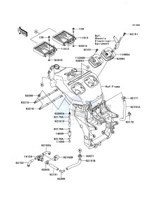 NINJA ZX-12R ZX1200-B4H FR GB GE XX (EU ME A(FRICA) drawing Air Cleaner