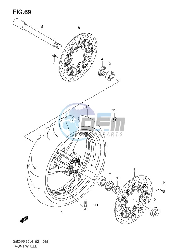 FRONT WHEEL L4