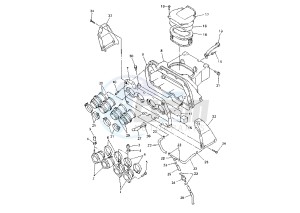 FZS FAZER 600 drawing INTAKE