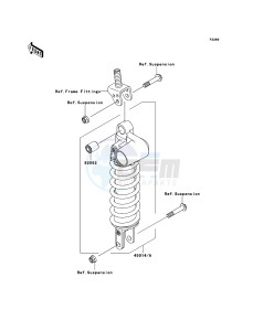 NINJA ZX-10R ZX1000D6F FR GB XX (EU ME A(FRICA) drawing Shock Absorber(s)